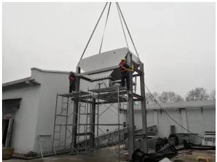 南京現(xiàn)場 皮帶機即將安裝完成?。?！